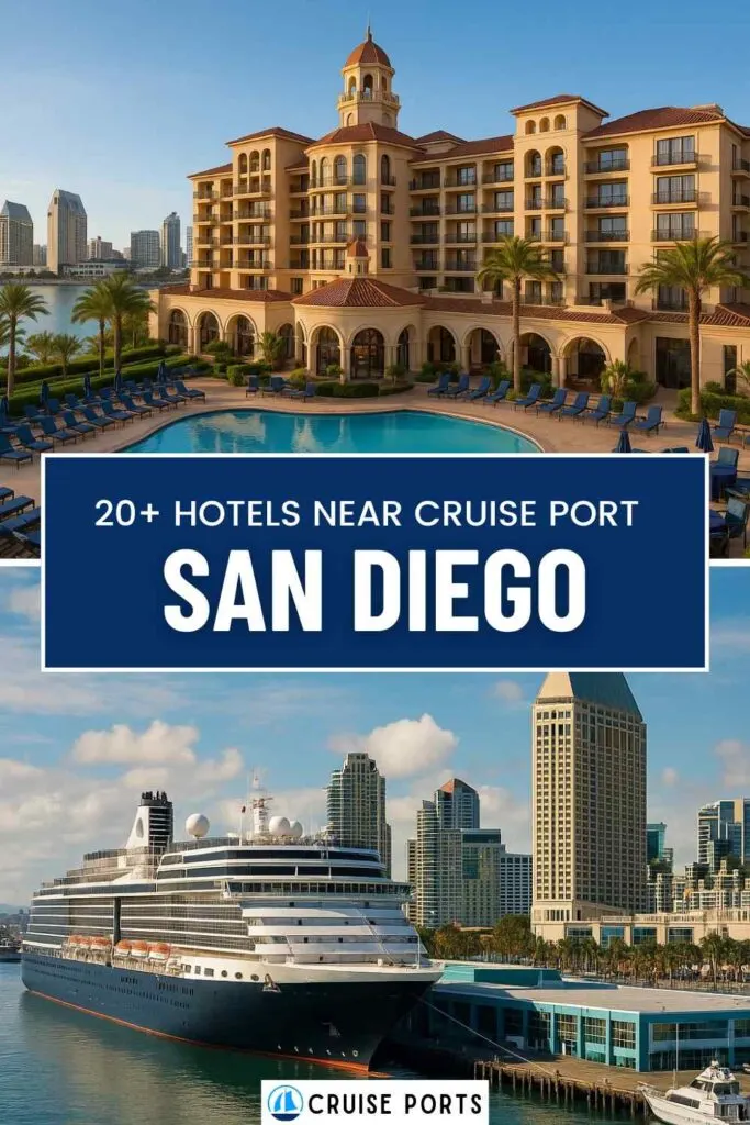 hotels near San Diego cruise port pin