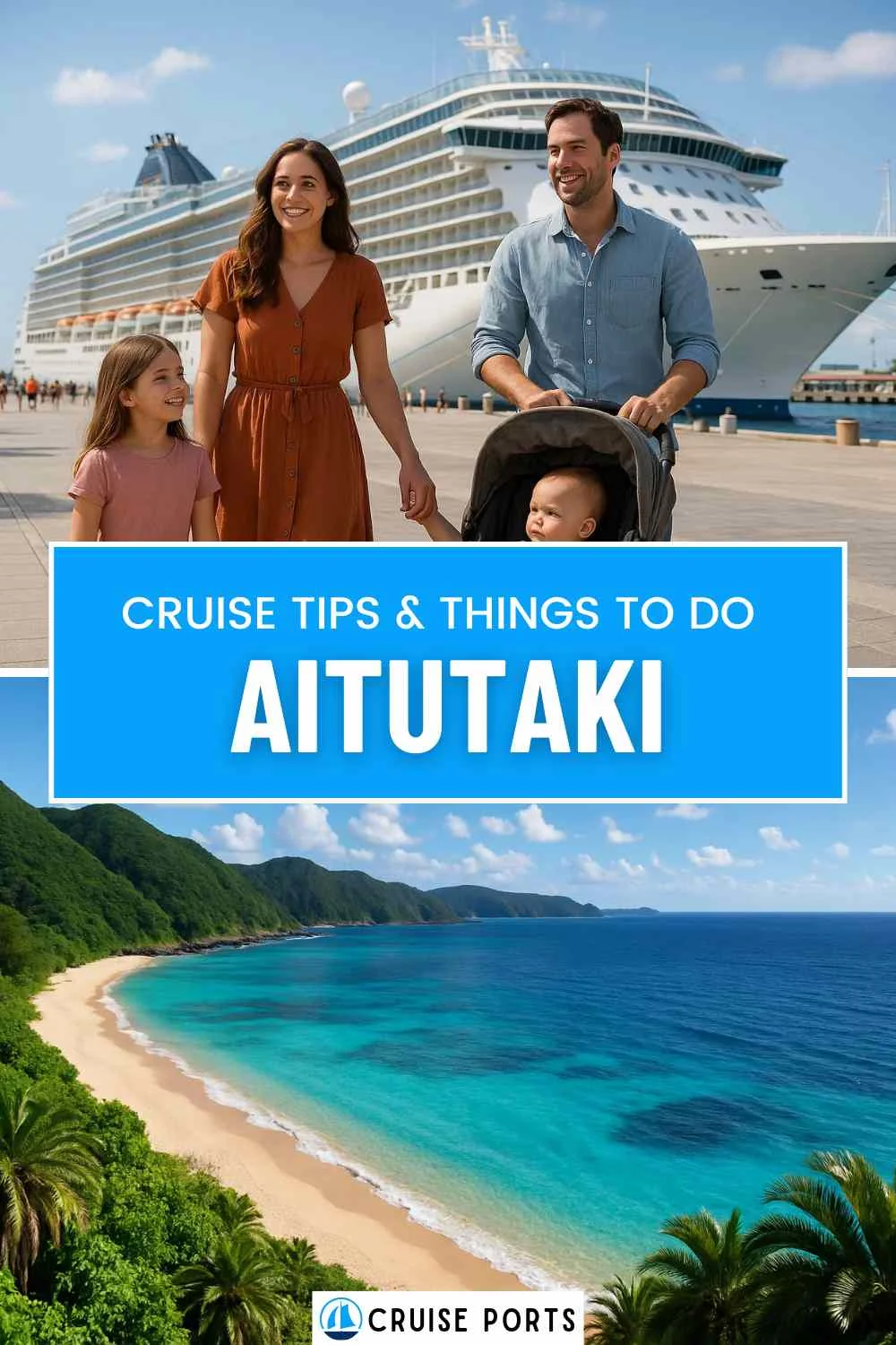 Aitutaki cruise port pin