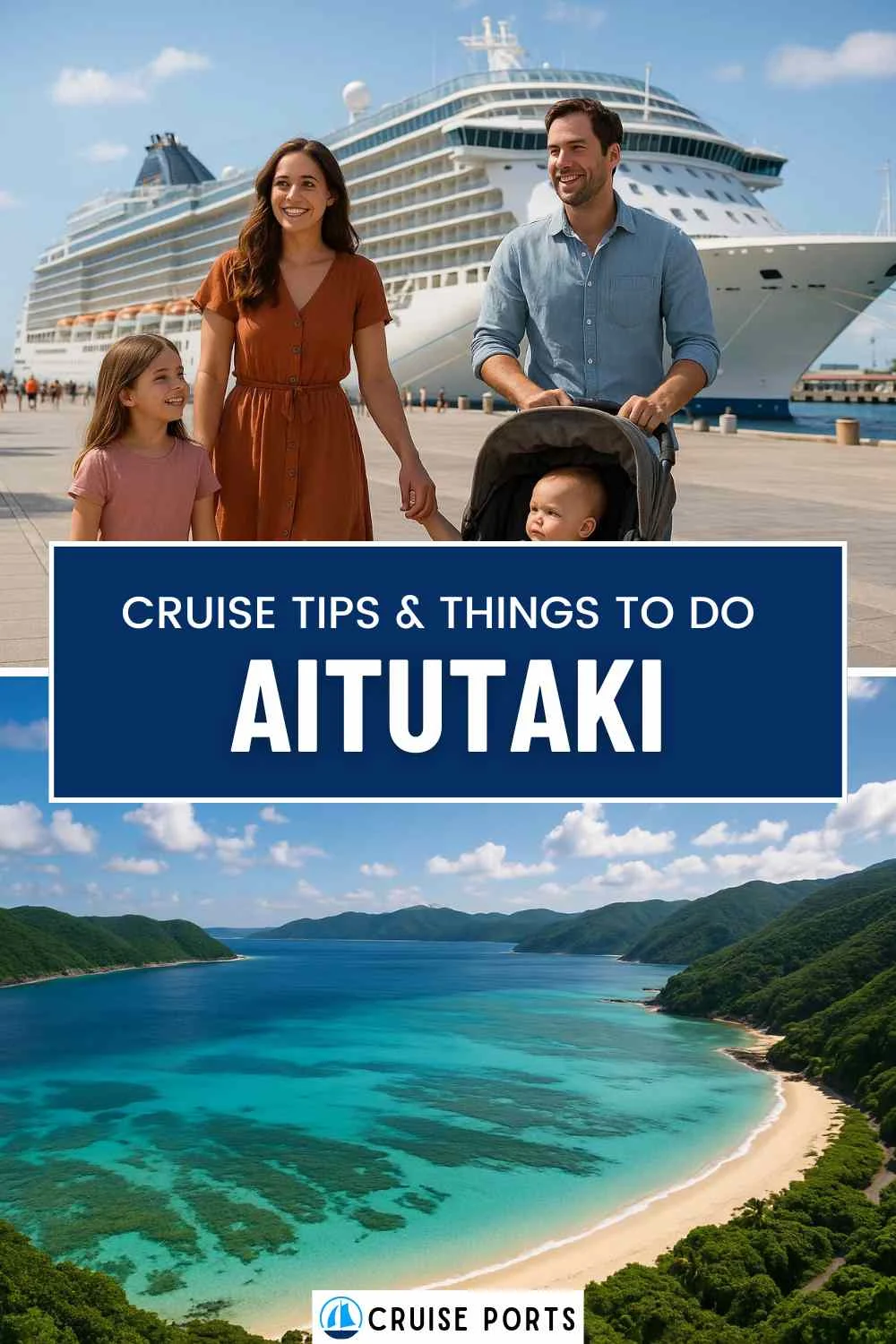 Aitutaki cruise port pin