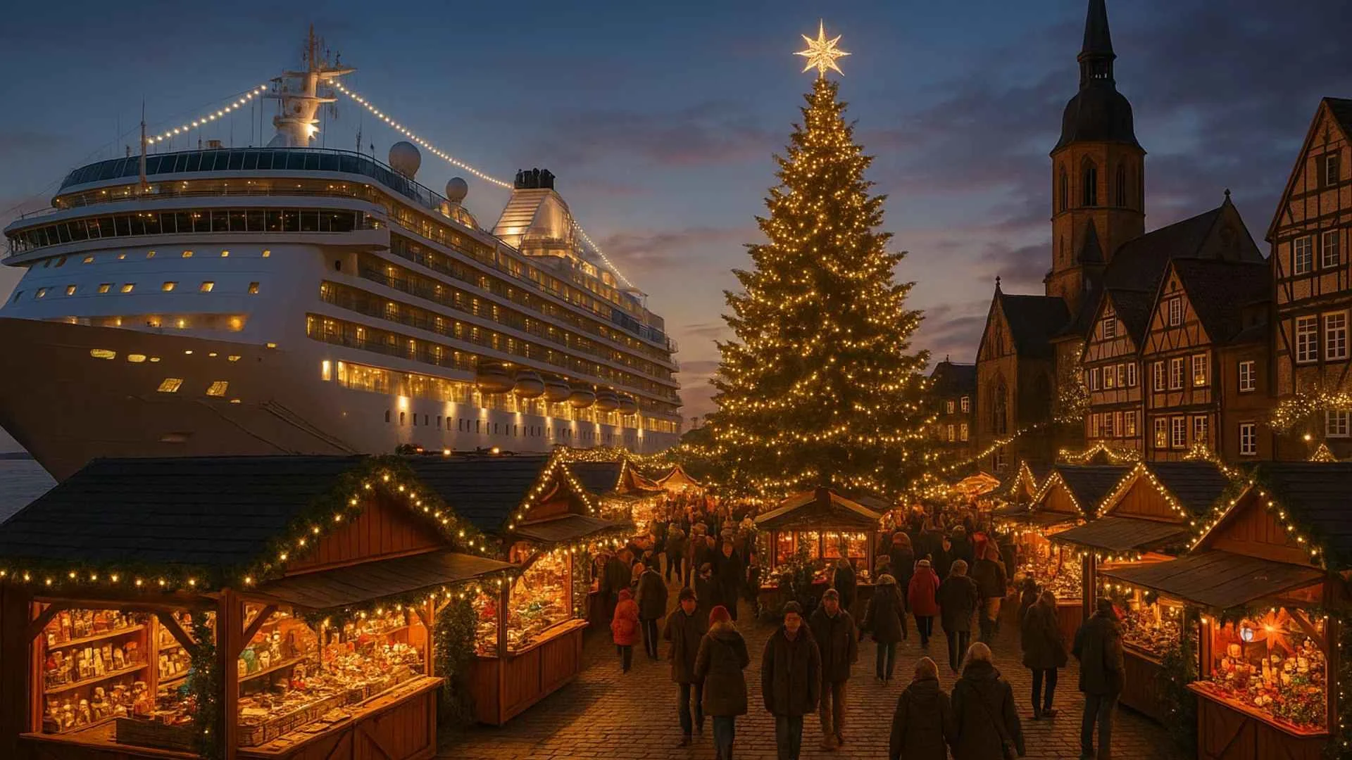 Christmas market cruise ports