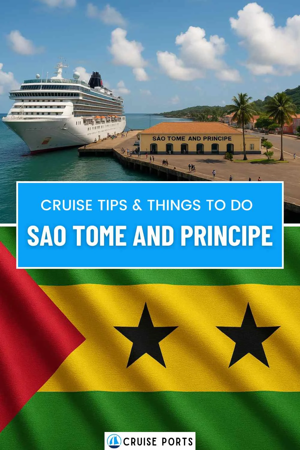 Sao Tome and Principe cruise port pin
