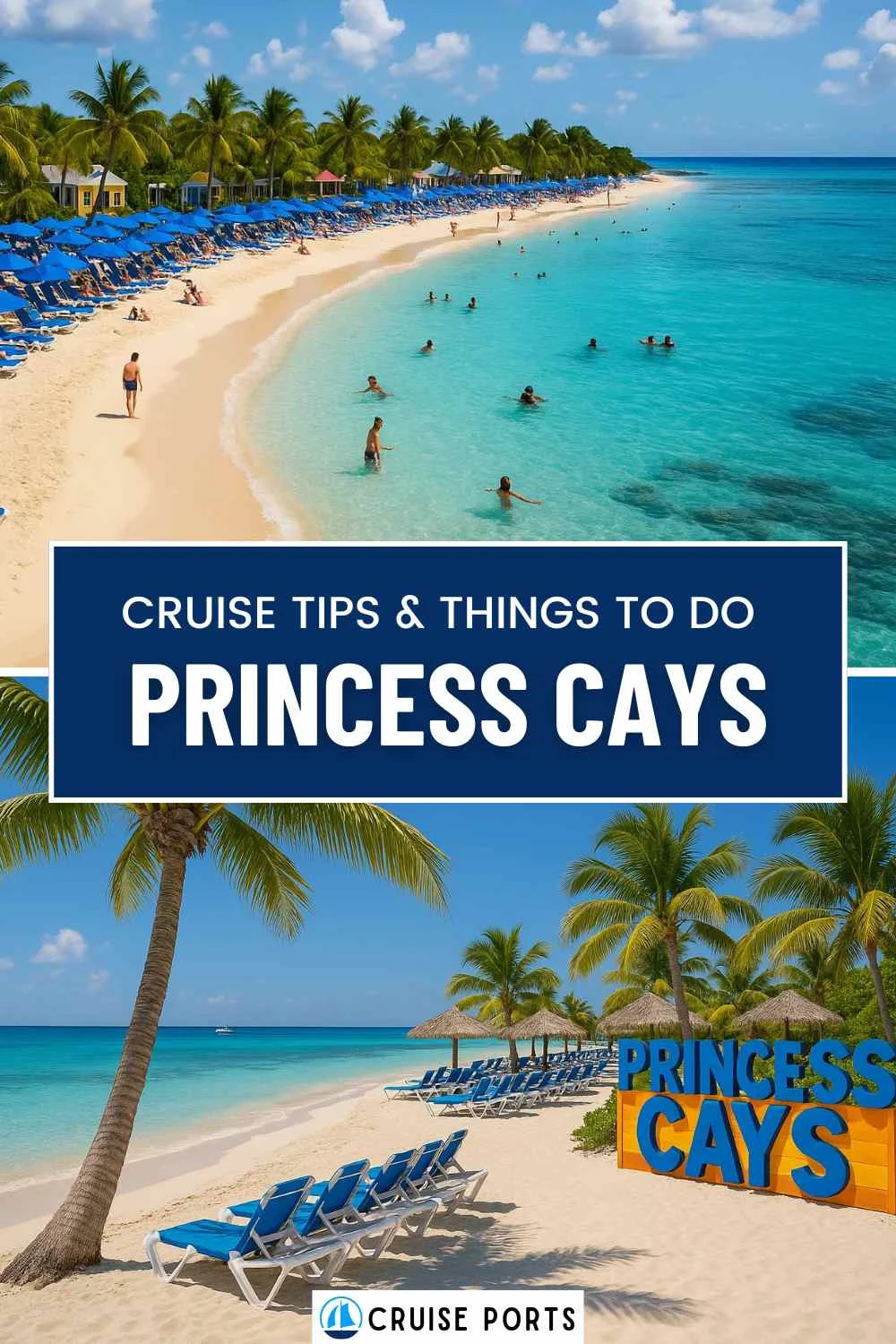 princess cays cruise port pin