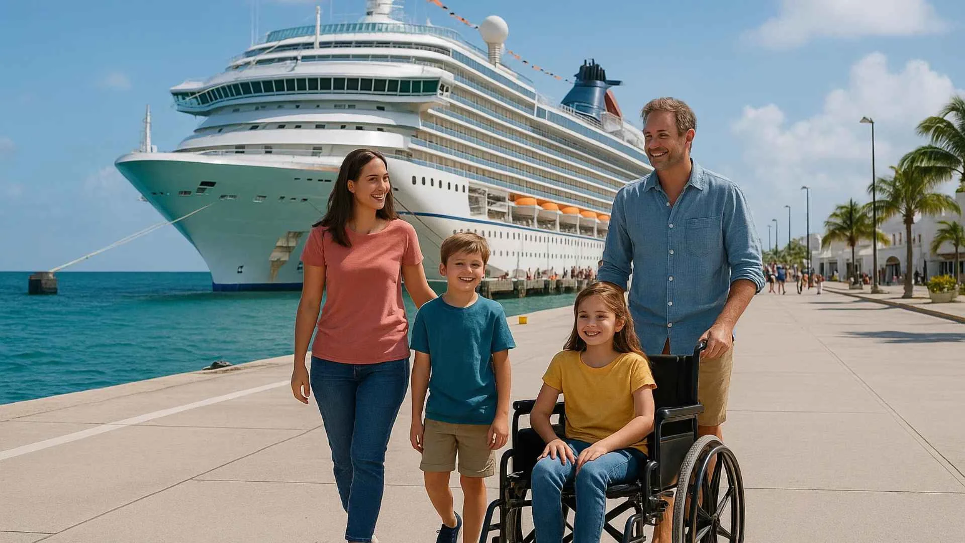 wheelchair friendly cruise ports