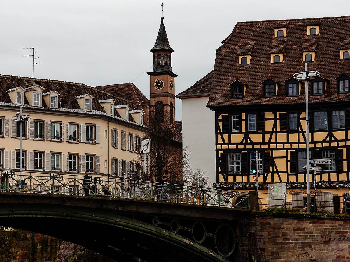 Strasbourg Canal and Bridge, Strasbourg