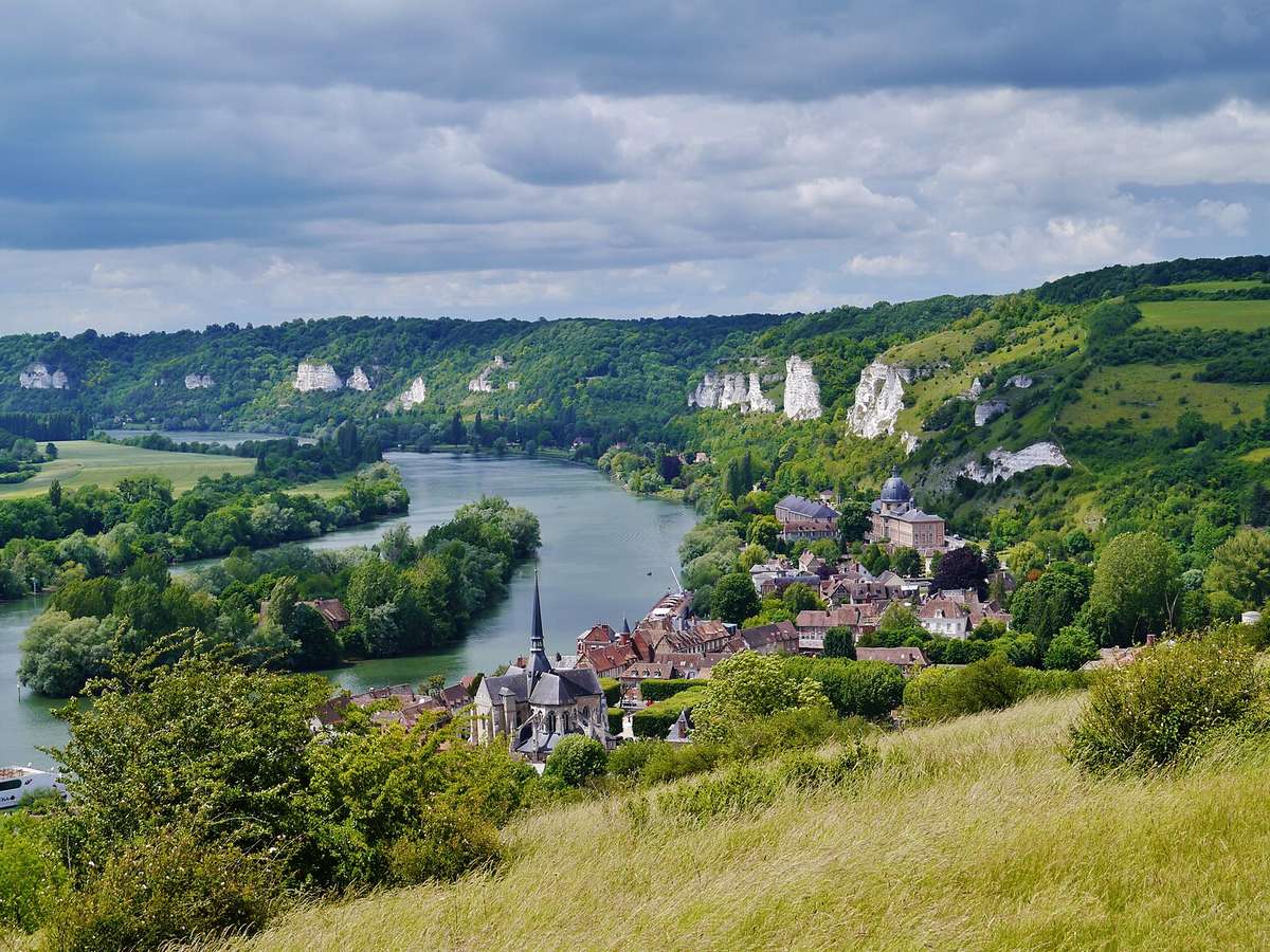 Les Andelys Blick auf die Seine 02, Les Andelys