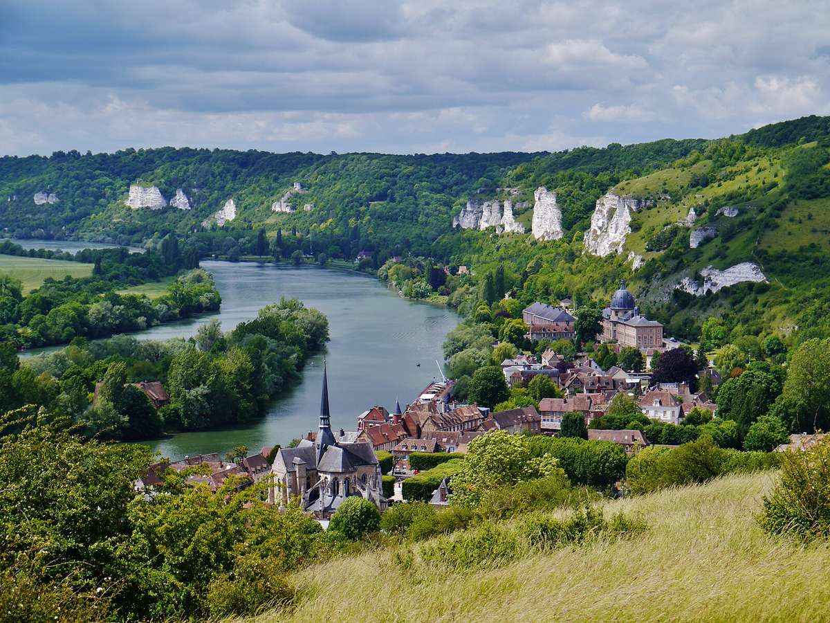 Les Andelys Blick auf die Seine 03, Les Andelys