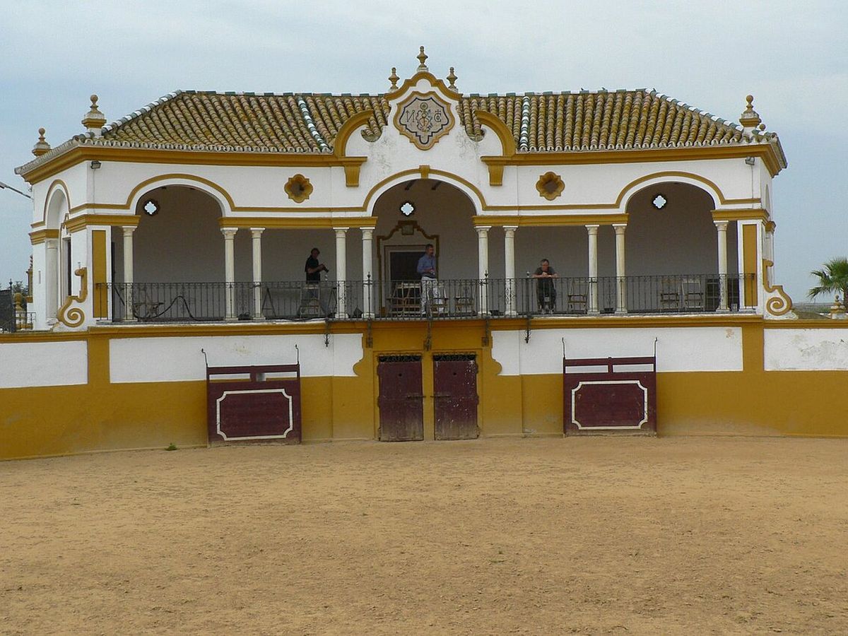 Arena pavilion at the Isla Mínima hacienda in Andalusia