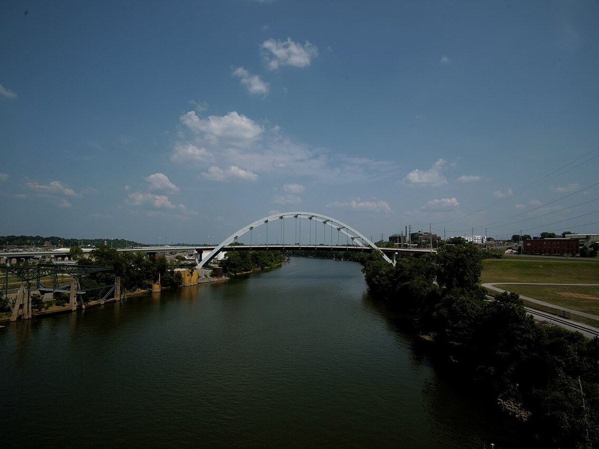 Korean War Veterans Memorial Bridge over the Cumberland River in Nashville