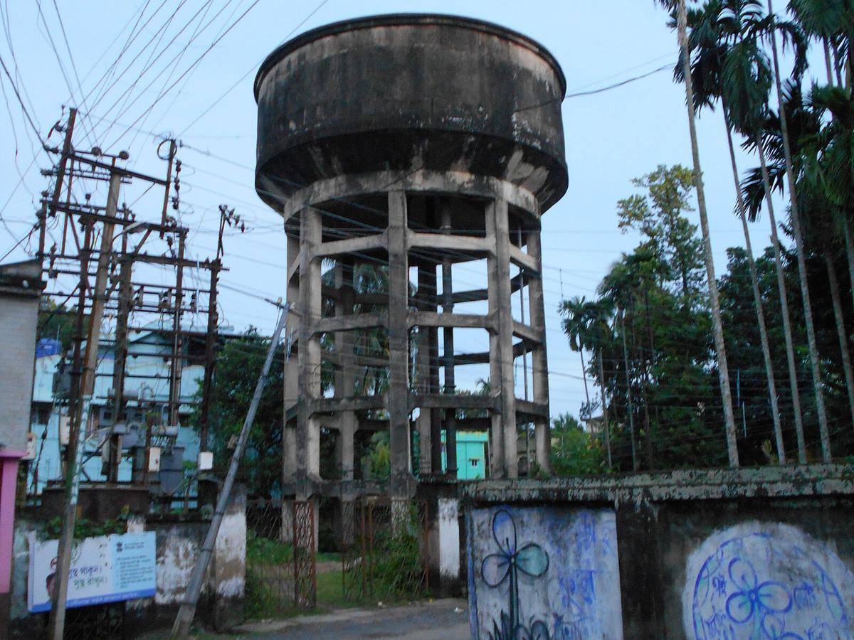 Water Tank Near Mahaprabhu Mandir - WLM2016 in West Bengal in Kalna