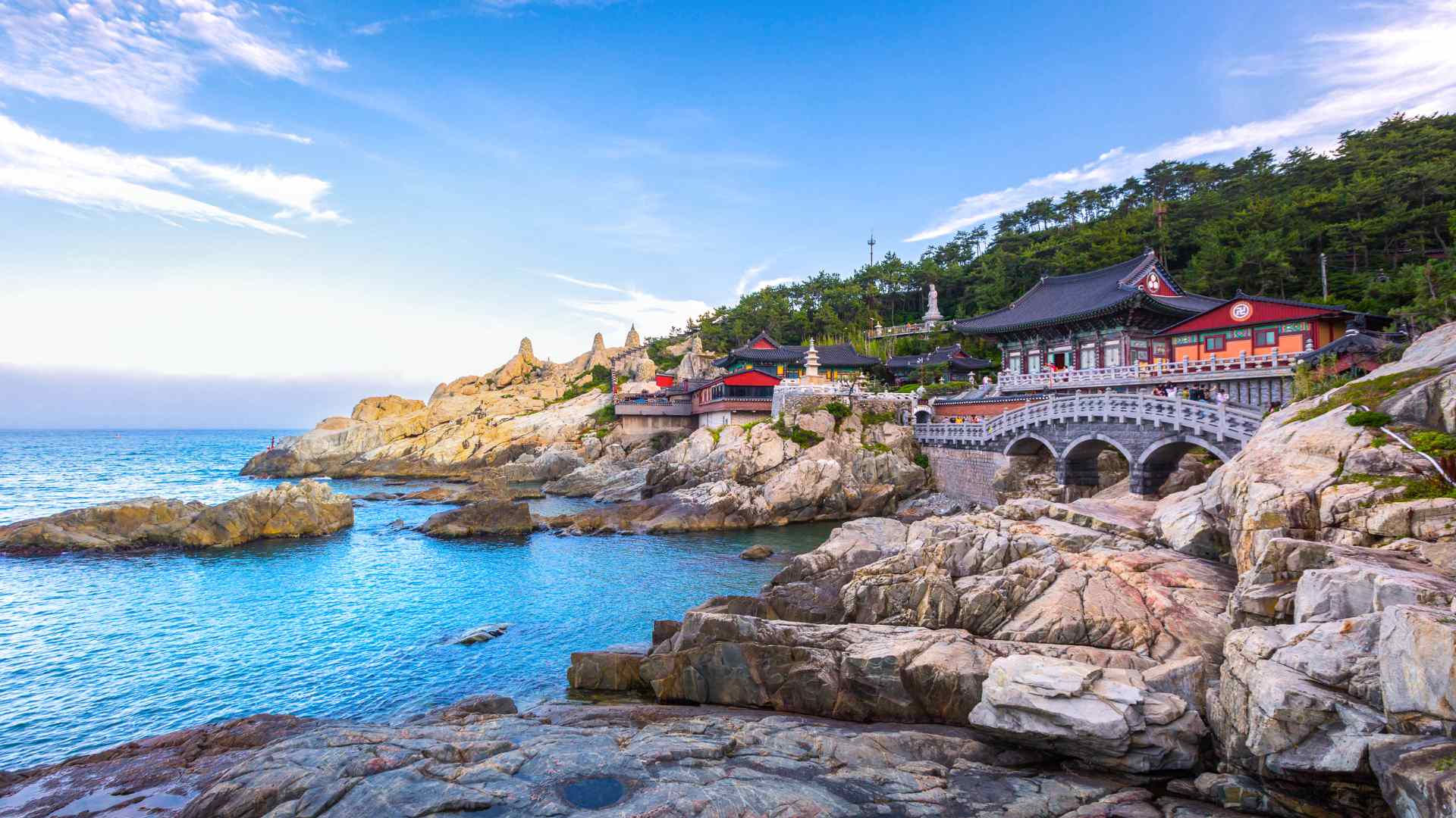 Haedong Yonggungsa Temple on Busan's rocky coast