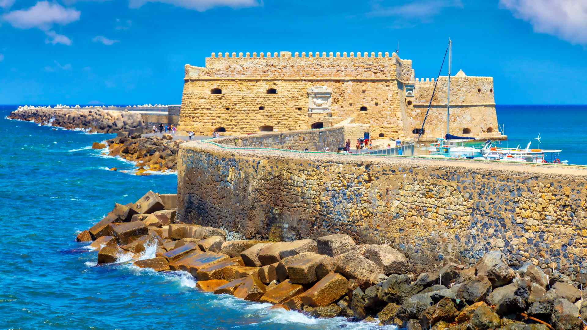 Koules Fortress guarding the entrance to Heraklion harbor