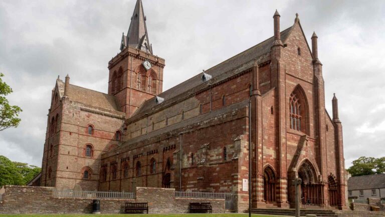 Saint Magnus Cathedral in Kirkwall, Orkney