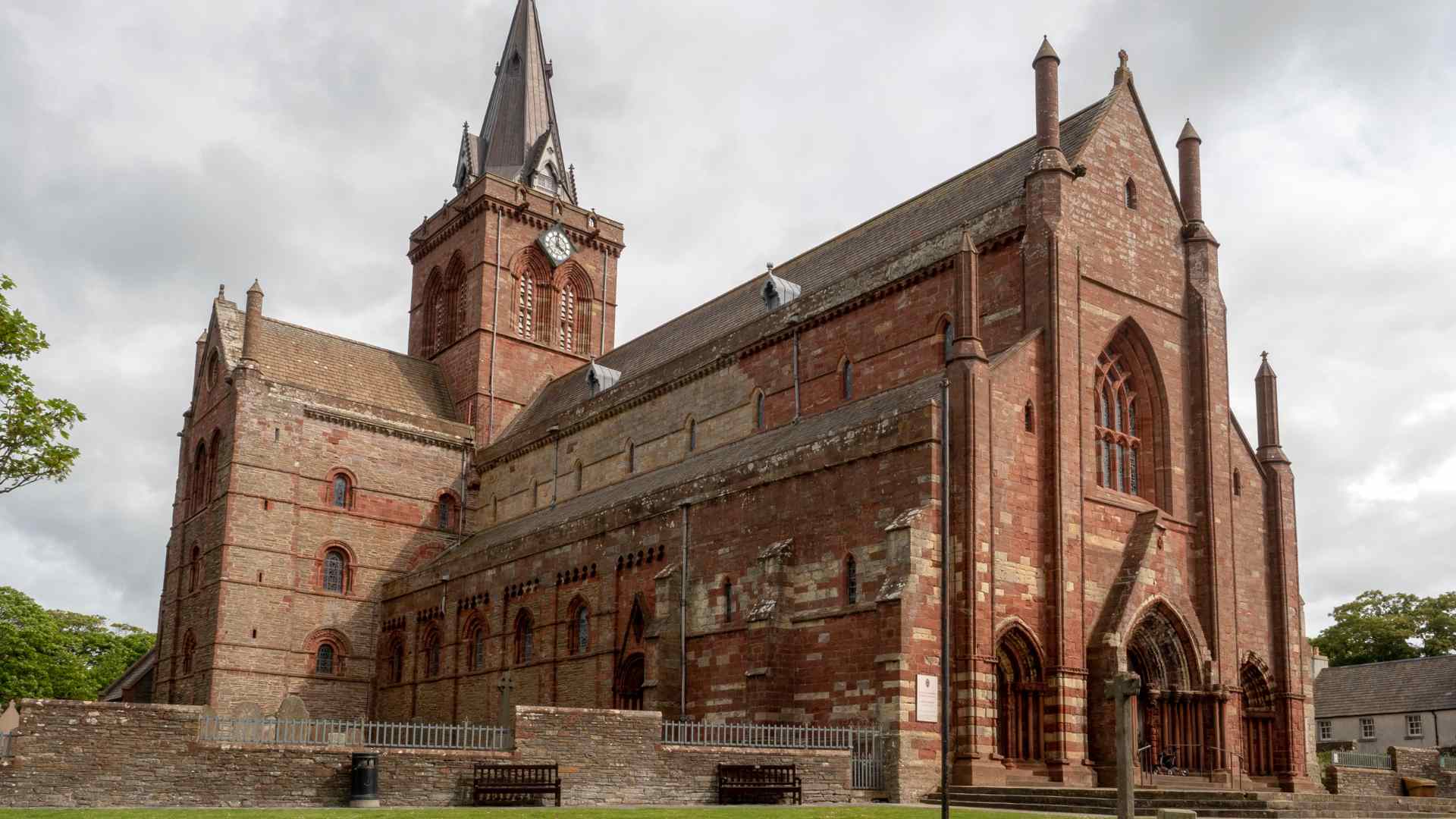 Saint Magnus Cathedral in Kirkwall, Orkney