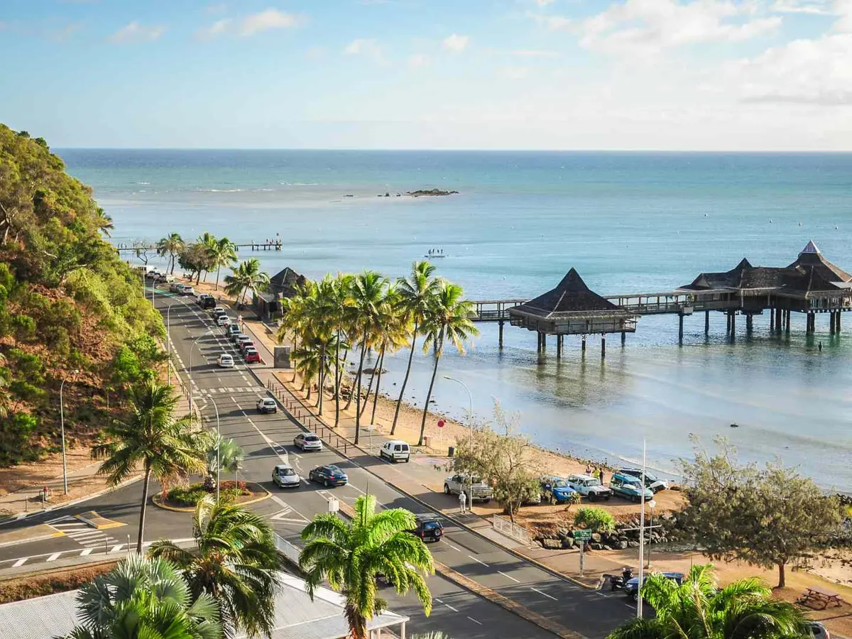 Coastal view near Noumea cruise port in New Caledonia