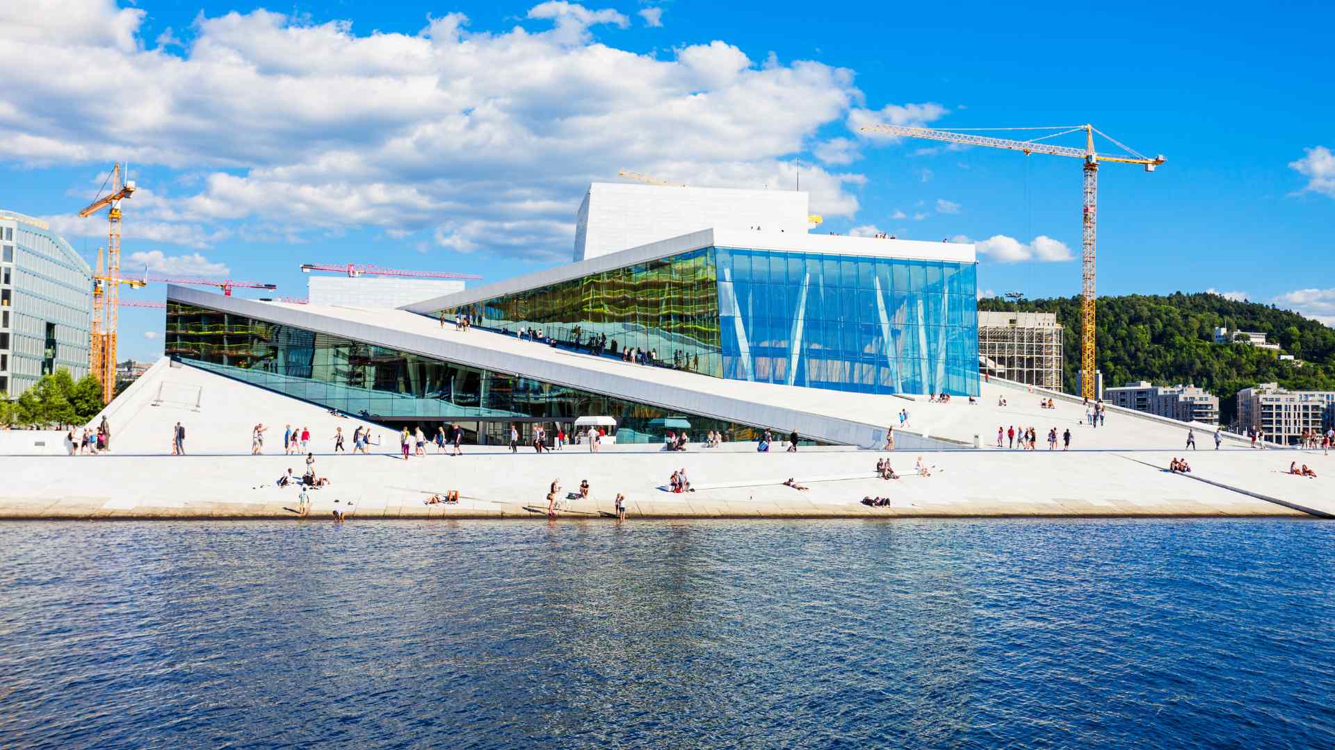 Oslo Opera House on the waterfront