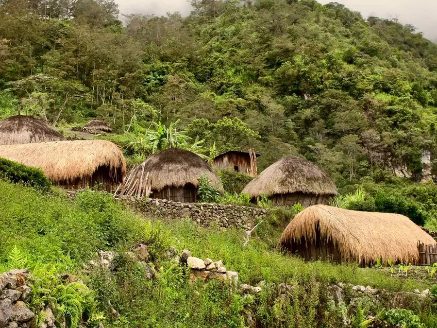 Waterfront scenery near Alotau cruise port in Papua New Guinea