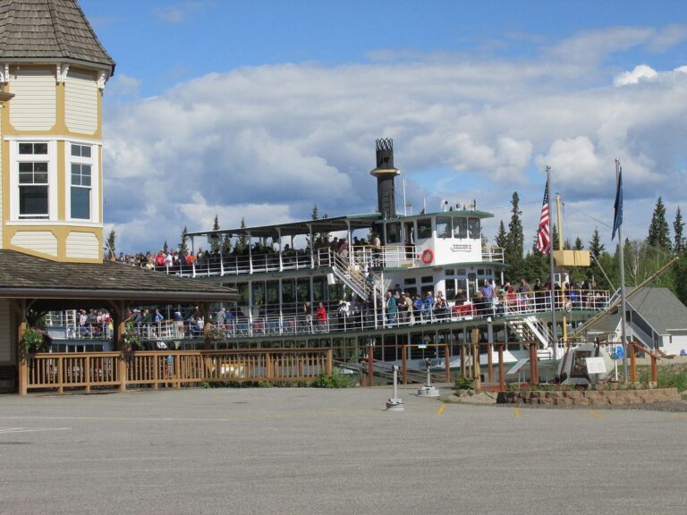 Riverboat Discovery sternwheeler at its Fairbanks landing