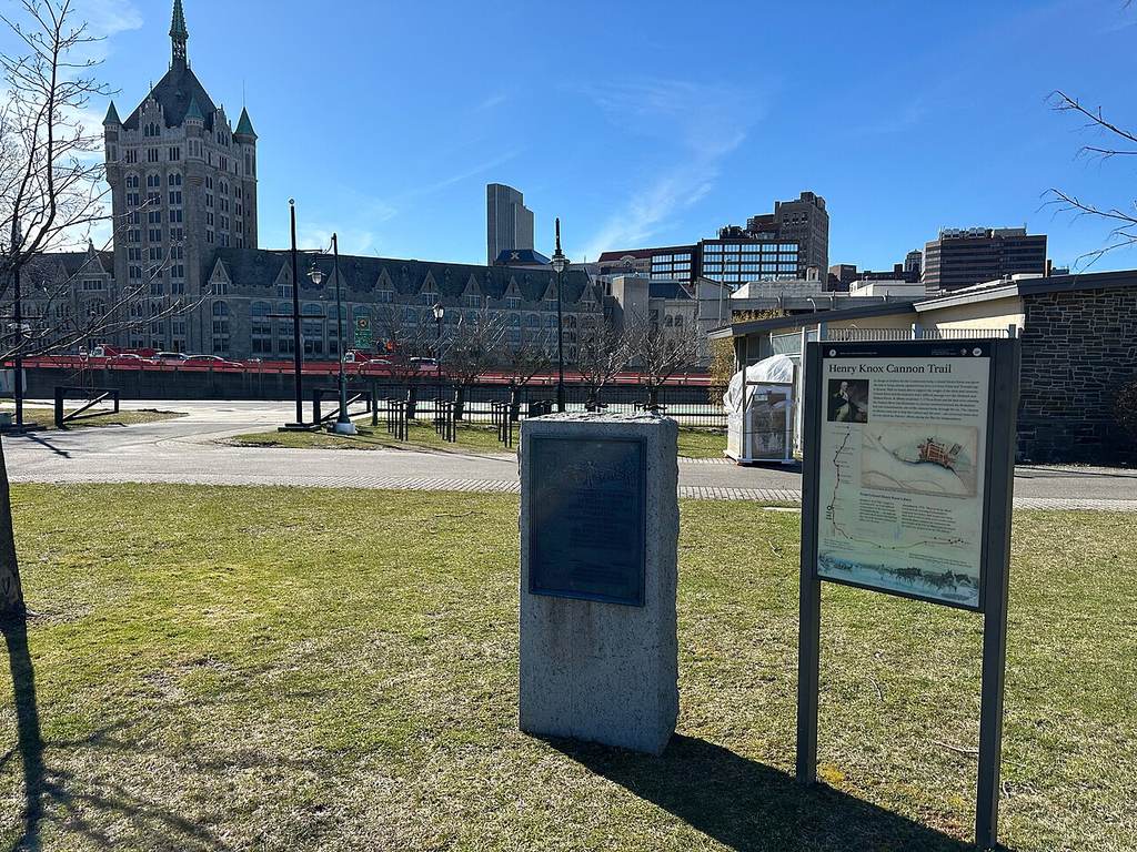 Albany Riverside Park facing the Hudson River