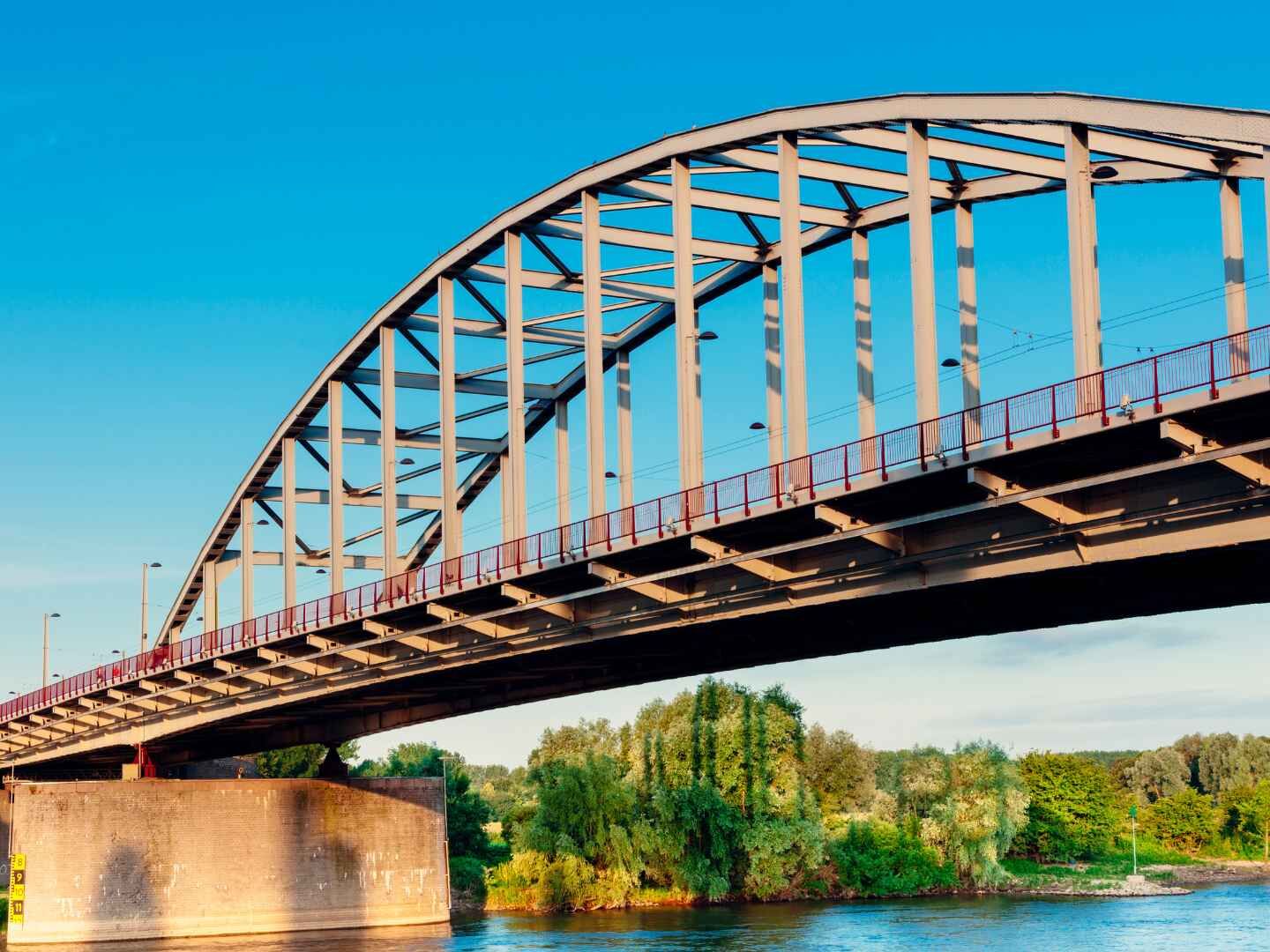 Arnhem riverfront near the river cruise port