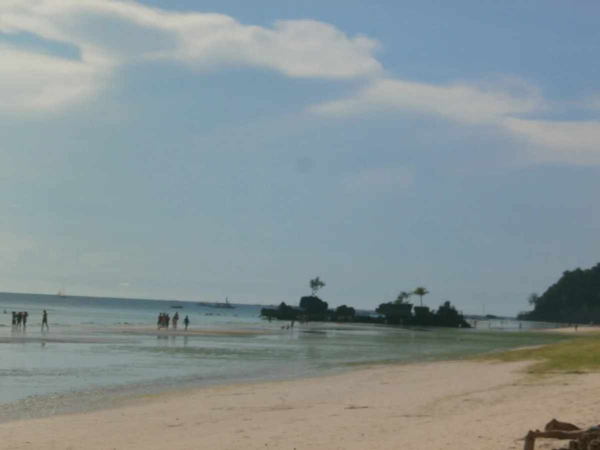 View of Boracay cruise port and waterfront