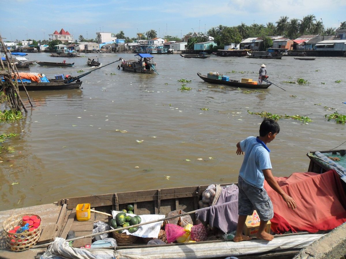 Mekong delta.. in Cái Bè, Vietnam