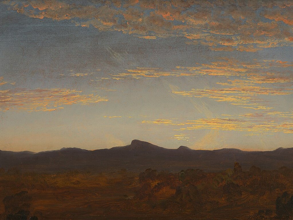 Thomas Cole study of Catskill Creek
