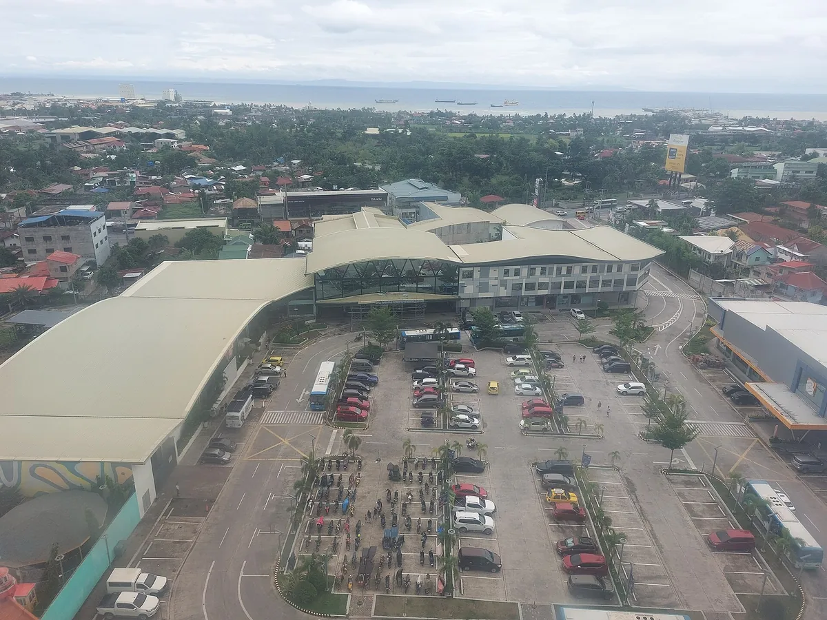 View of Cebu cruise port and waterfront