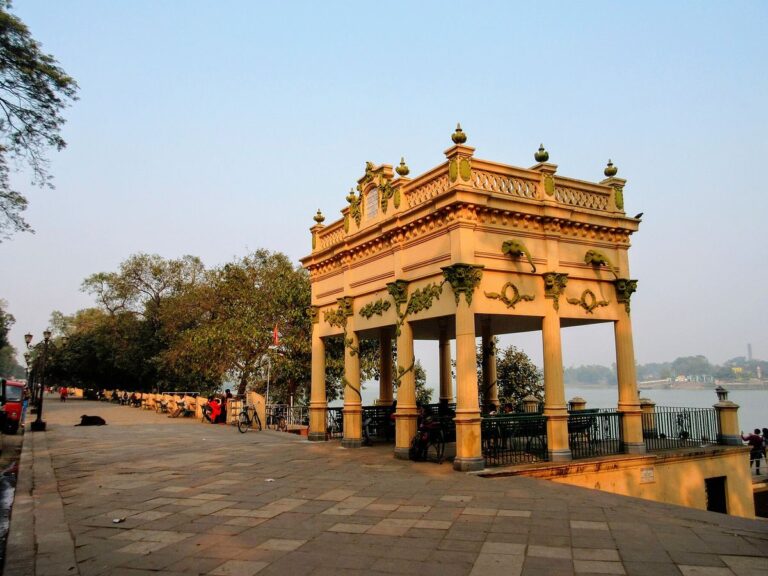 Chandannagar Strand Ghat and promenade beside the Hooghly River
