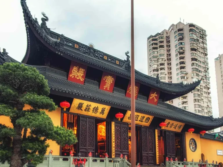 Shanghai waterfront and cruise port area in China
