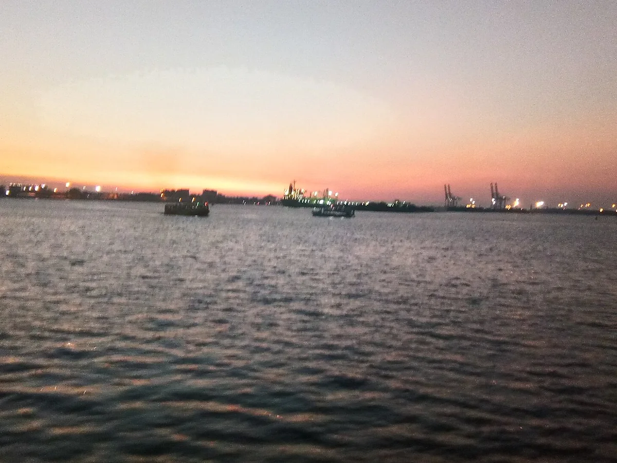 View of Cochin cruise port and waterfront
