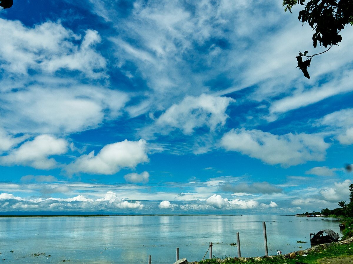 Riverfront and cruise landing at Dibrugarh, Assam, India