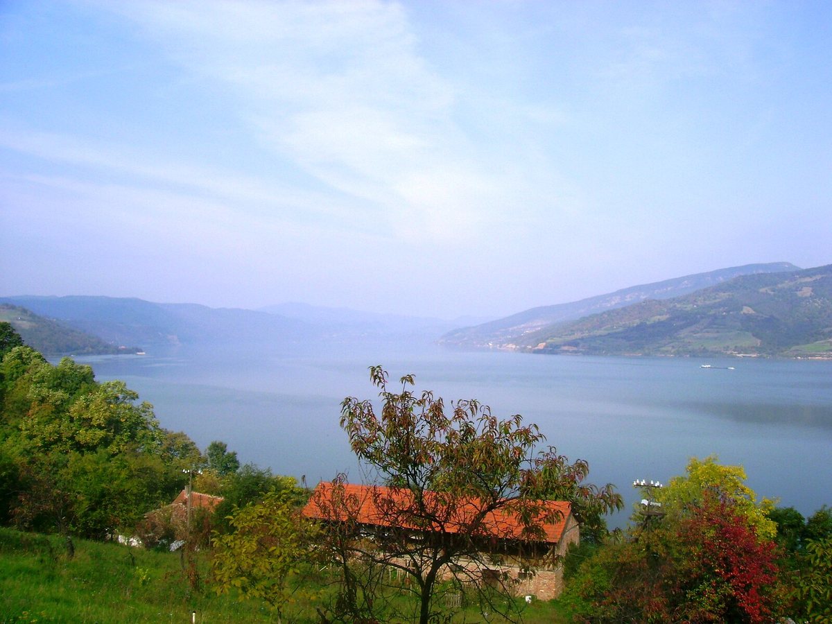 Danube near Donji Milanovac in Donji Milanovac and Golubac, Serbia