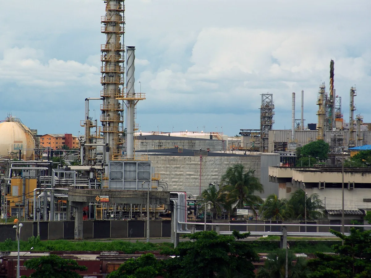 Industrial port facilities at Mucuripe in Fortaleza
