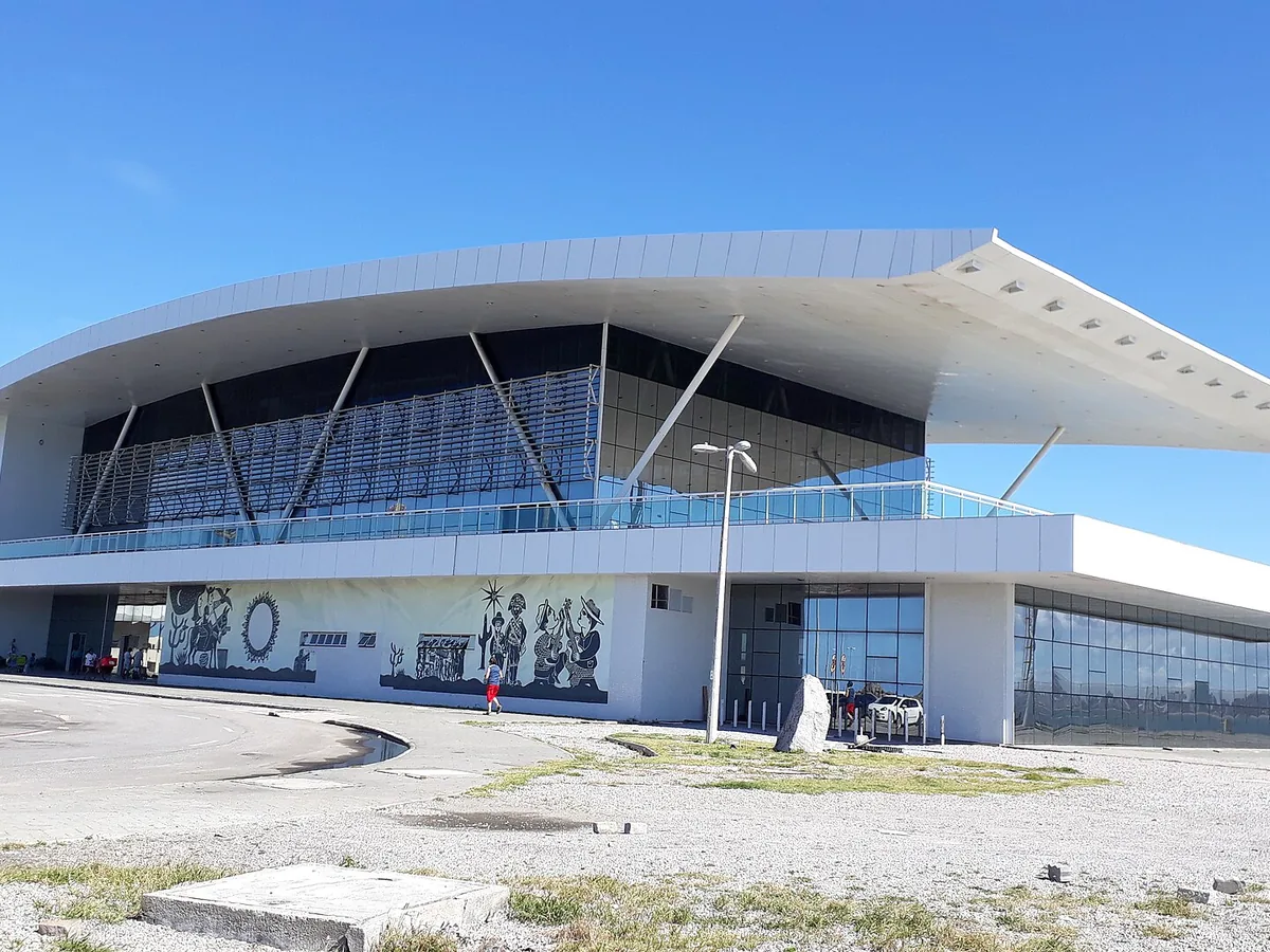 Exterior of the maritime passenger terminal at Mucuripe Port in Fortaleza