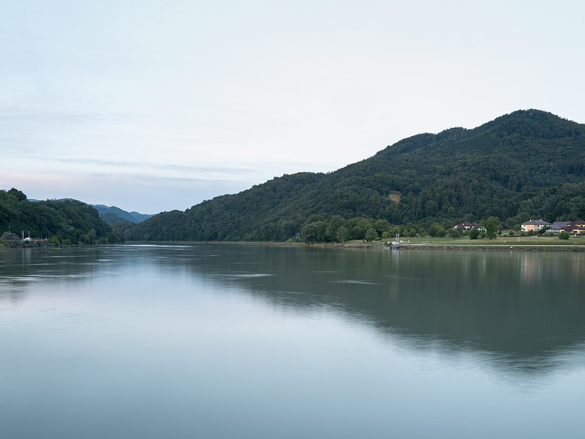 Danube at twilight - Grein, Austria - July 24, 2023 02 in Grein, Austria