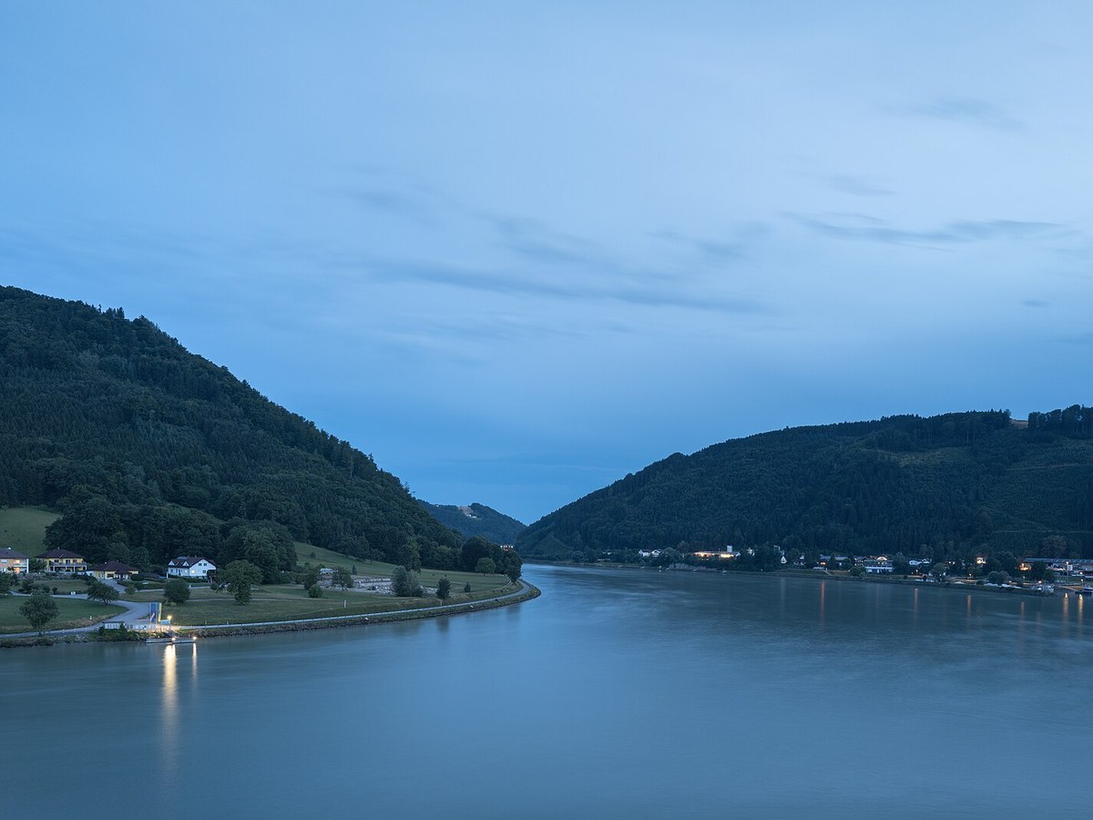 Danube at twilight - Grein, Austria - July 24, 2023 04 in Grein, Austria