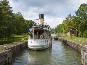 Featured image for Gota Canal Cruise: 58 Locks Across Sweden on a Very Old Ship