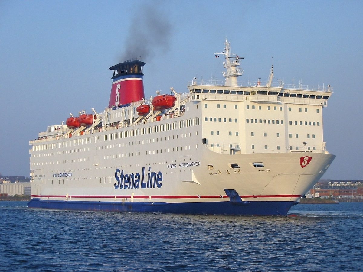 Stena Scandinavica in Kiel Harbor
