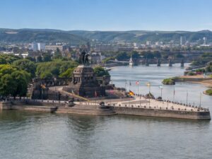 Featured image for Koblenz River Cruise Port: Deutsches Eck, the Cable Car and the Moselle Turn