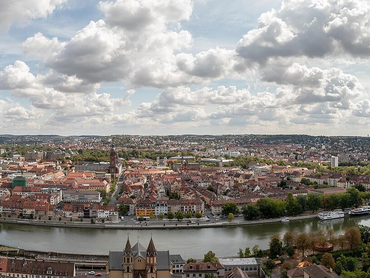Wurzburg skyline and the Main River