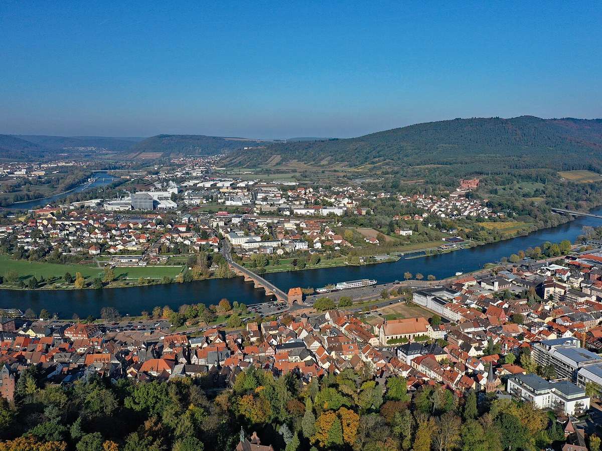 Miltenberg Aerial in Miltenberg, Germany