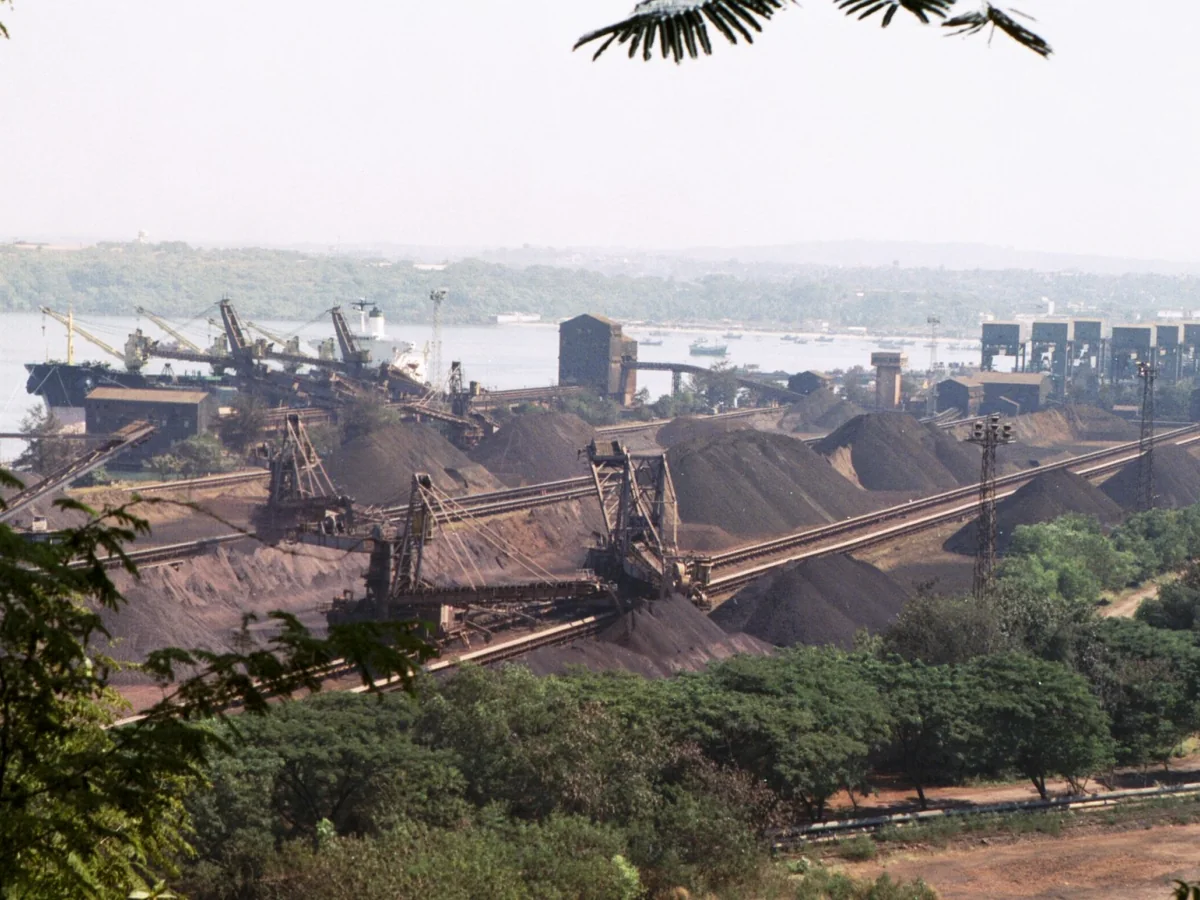 View of Mormugao cruise port and waterfront