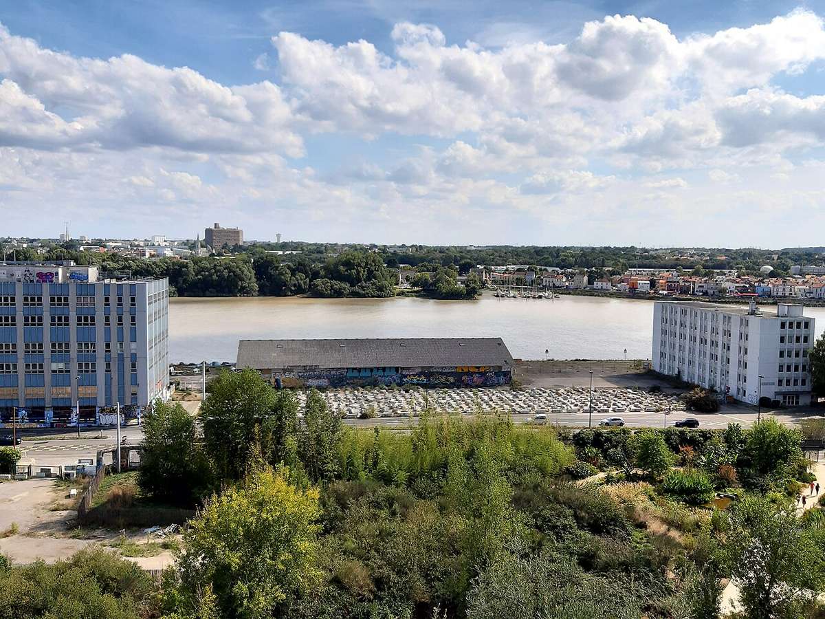Quai Saint-Louis in the Port of Nantes beside the Loire River