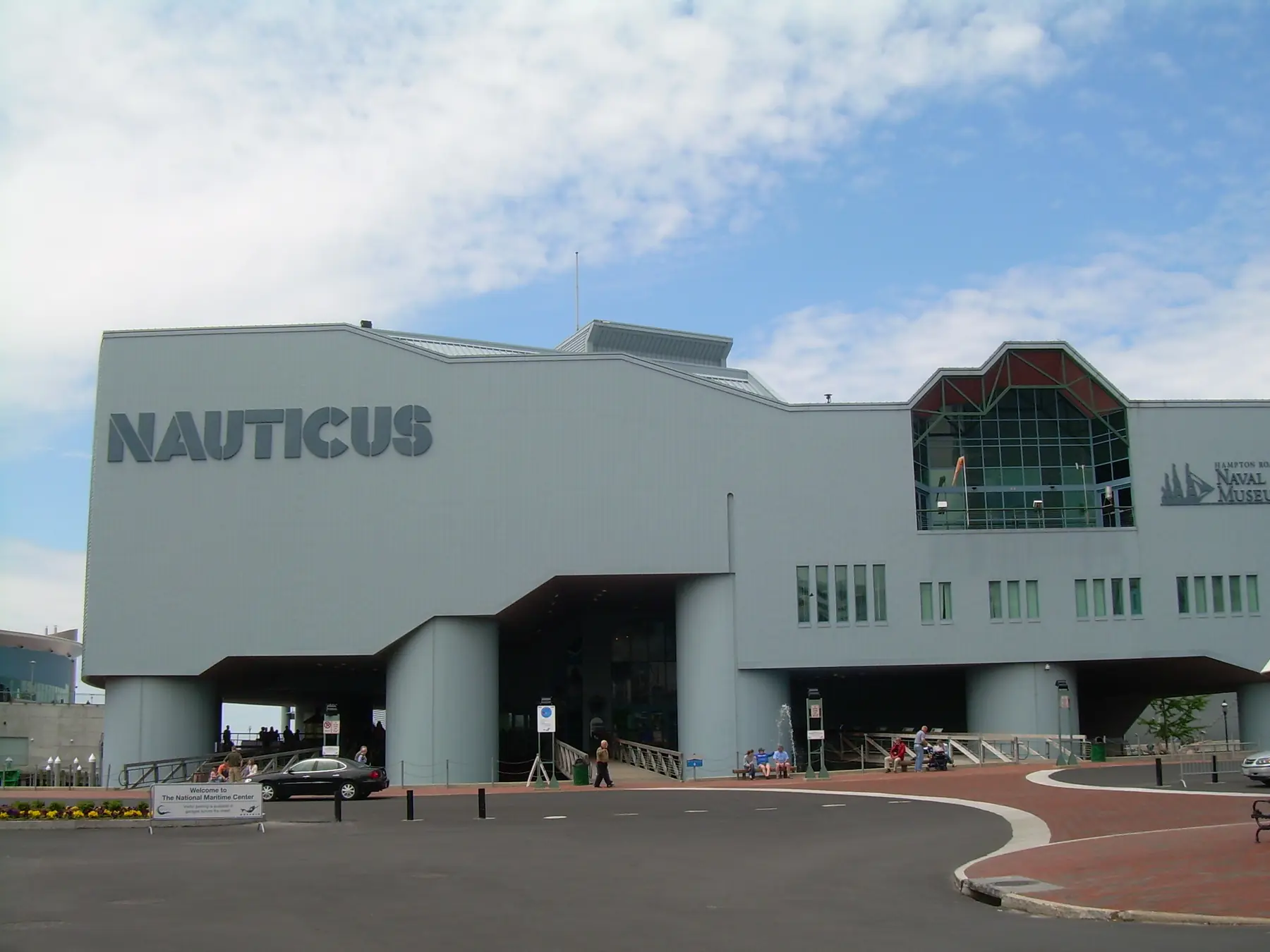 Nauticus maritime museum on the downtown Norfolk waterfront.
