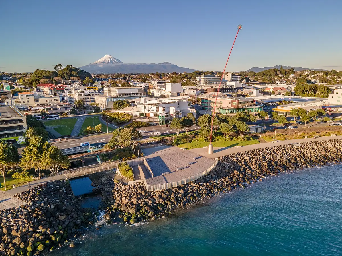 View of New Plymouth cruise port or a nearby attraction