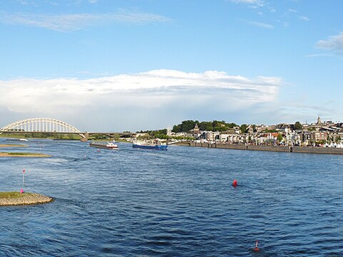 Panorama on river Waal in Nijmegen - panoramio in Nijmegen, Netherlands