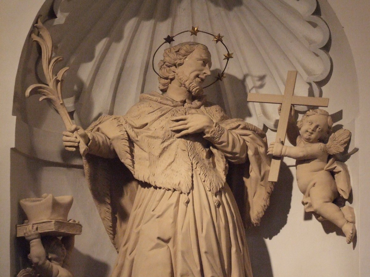 Ornate interior of St Stephen's Cathedral in Passau