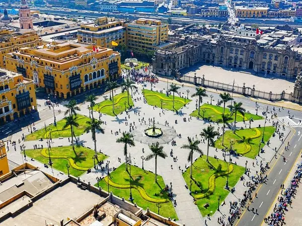 Plaza Mayor in Lima's historic center