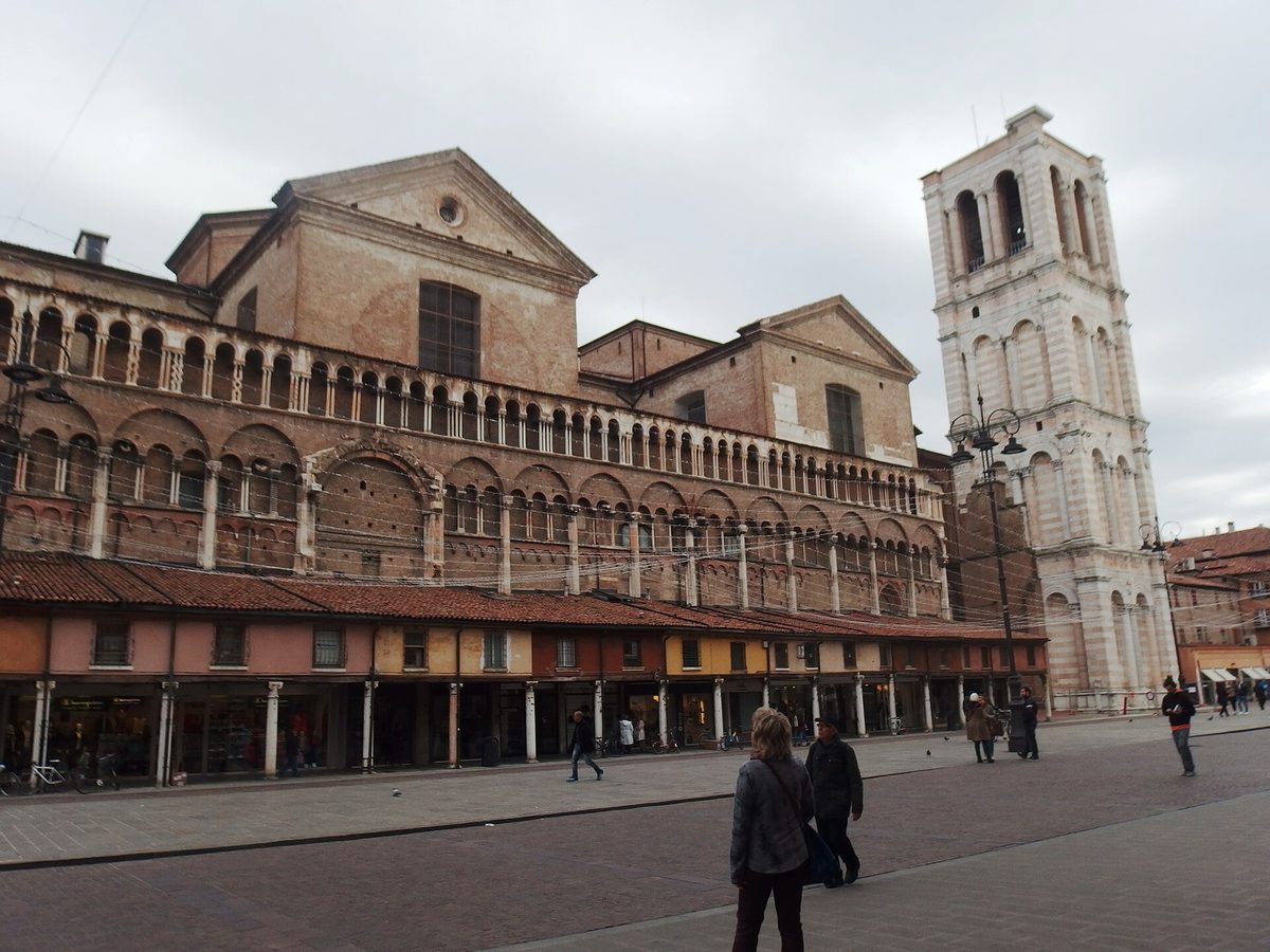 Ferrara Cathedral and the historic city center