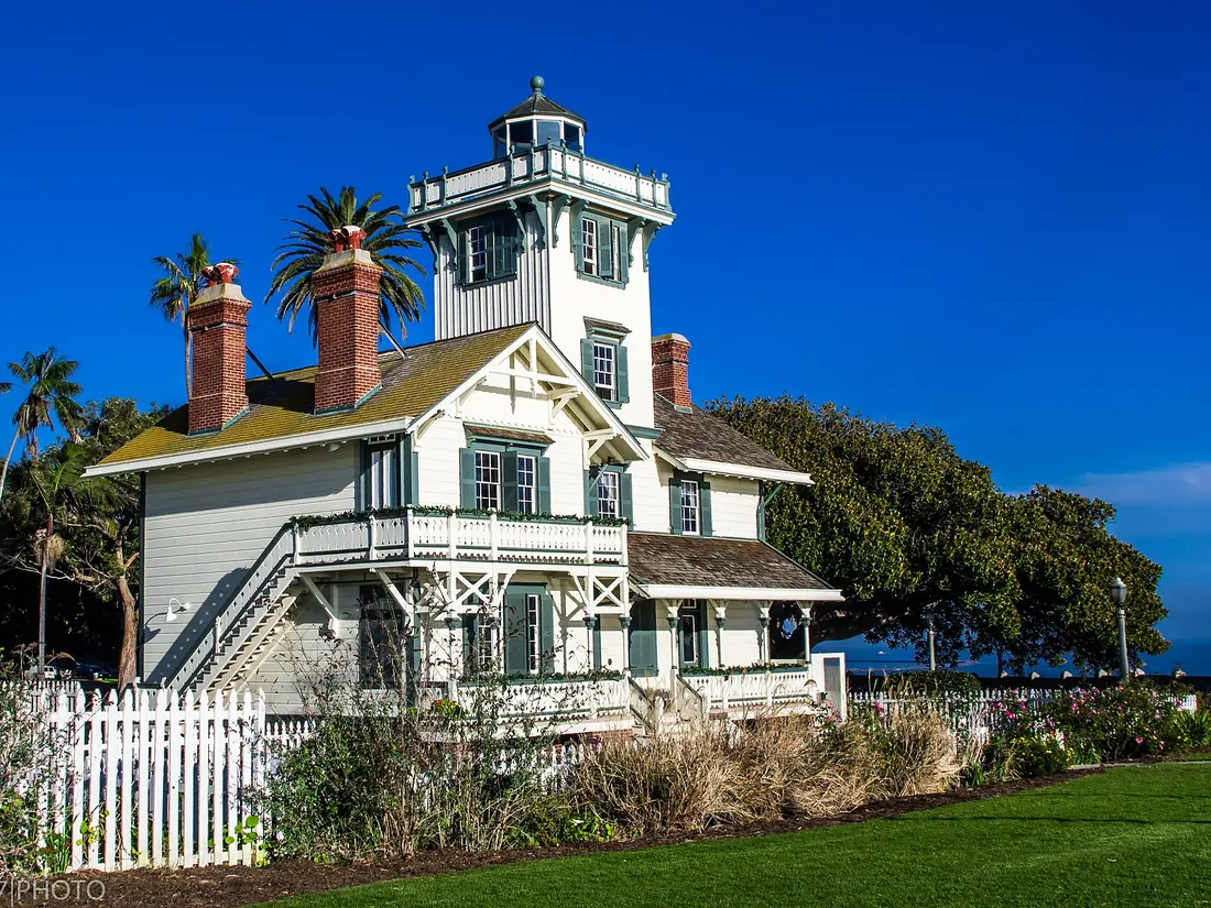 Historic Point Fermin Lighthouse in San Pedro, California